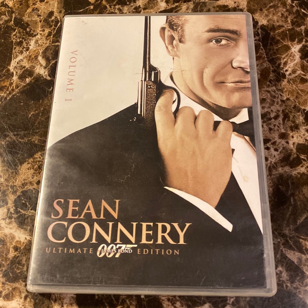James Bond Sean Connery DVD 3film set: Dr.No / From Russia with Love /GoldFinger